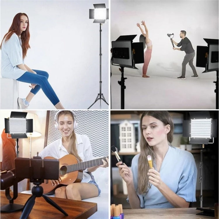 VLOGLITE W660S For Video Film Recording 3200-5600K Lighting LED Video Light with Tripod, Plug:US Plug - free shipping - PMC TechLife - Order now!