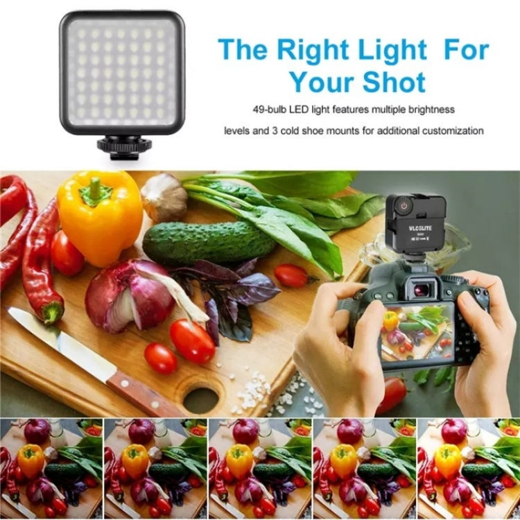 VLOGLITE W49 Photography Cell Phone Live Streaming Beauty Lights Mini Fill Light LED Camera Light -  by VLOGLITE | Online Shopping South Africa | PMC TechLife | Buy Now Pay Later Mobicred
