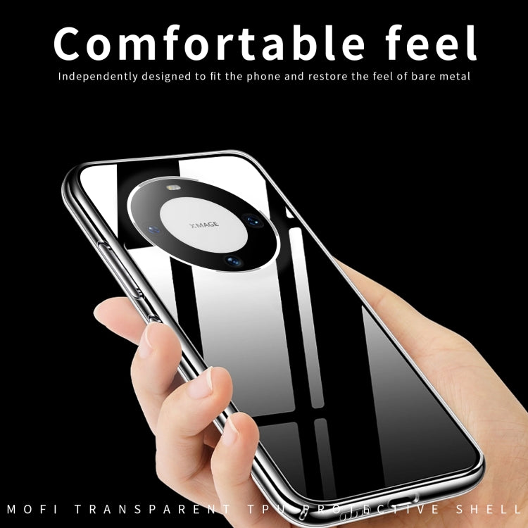 For Huawei Mate 60 Pro MOFI Ming Series Ultra-thin TPU Phone Case(Transparent) - Huawei Cases by MOFI | Online Shopping South Africa | PMC TechLife | Buy Now Pay Later Mobicred
