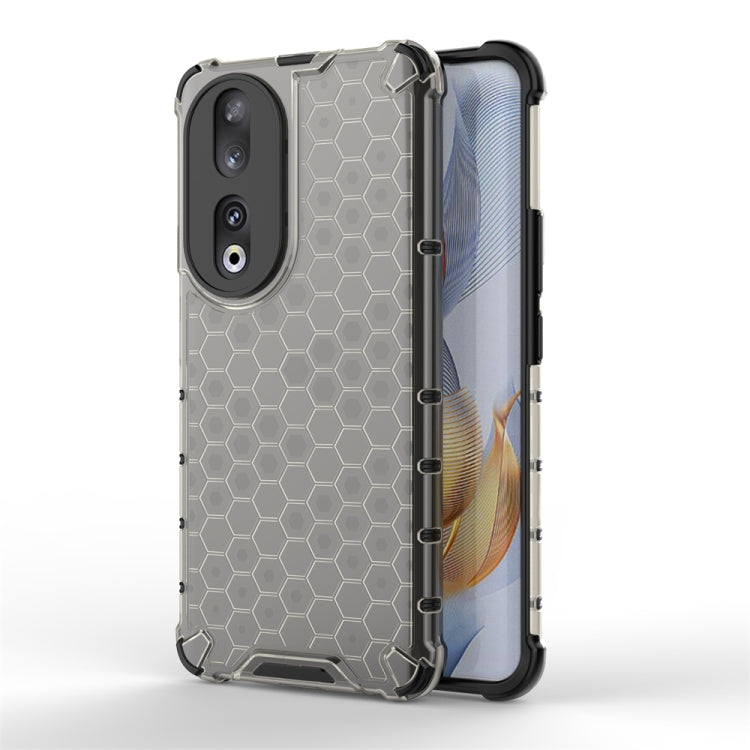 For Honor 90 Shockproof Honeycomb Phone Case(Black) - Honor Cases by PMC TechLife | Online Shopping South Africa | PMC TechLife
