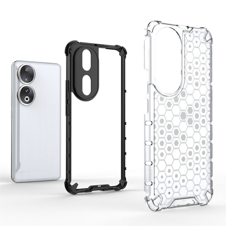 For Honor 90 Shockproof Honeycomb Phone Case(Black) - Honor Cases by PMC TechLife | Online Shopping South Africa | PMC TechLife