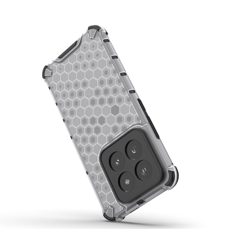 For Xiaomi 14 Pro Shockproof Honeycomb Phone Case(White) - 14 Pro Cases by PMC TechLife | Online Shopping South Africa | PMC TechLife | Buy Now Pay Later Mobicred