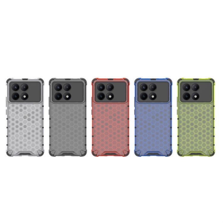 For Redmi K70E Shockproof Honeycomb Phone Case(Black) - K70E Cases by PMC TechLife | Online Shopping South Africa | PMC TechLife | Buy Now Pay Later Mobicred