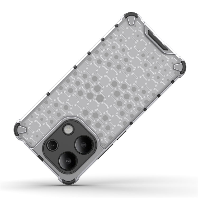 For Redmi Note 13 4G Global Shockproof Honeycomb Phone Case(Blue) - free shipping - PMC TechLife - Order now!