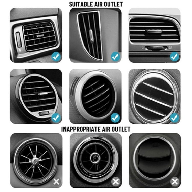 C18 With Air Vent Clip Car Adhesive Dashboard Mount Magnetic Phone Holder Bracket - Car Holders by PMC TechLife | Online Shopping South Africa | PMC TechLife | Buy Now Pay Later Mobicred