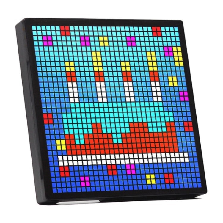 ID32 Advertising Desktop Dynamic Alarm Clock Pixel Screen Display IDM Art Cyberpunk Style Cartoon Screen - free shipping - PMC TechLife - Order now!