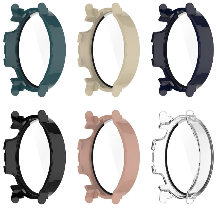 For Huawei Watch GT 4 41mm PC + Tempered Film Integrated Watch Protective Case(Pink) - Watch Cases by PMC TechLife | Online Shopping South Africa | PMC TechLife | Buy Now Pay Later Mobicred