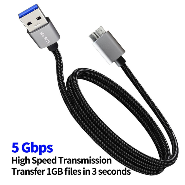 JUNSUNMAY USB 3.0 Male to Micro-B Cord Cable Compatible with Samsung Camera Hard Drive, Length:0.3m - USB Cable by JUNSUNMAY | Online Shopping South Africa | PMC TechLife | Buy Now Pay Later Mobicred