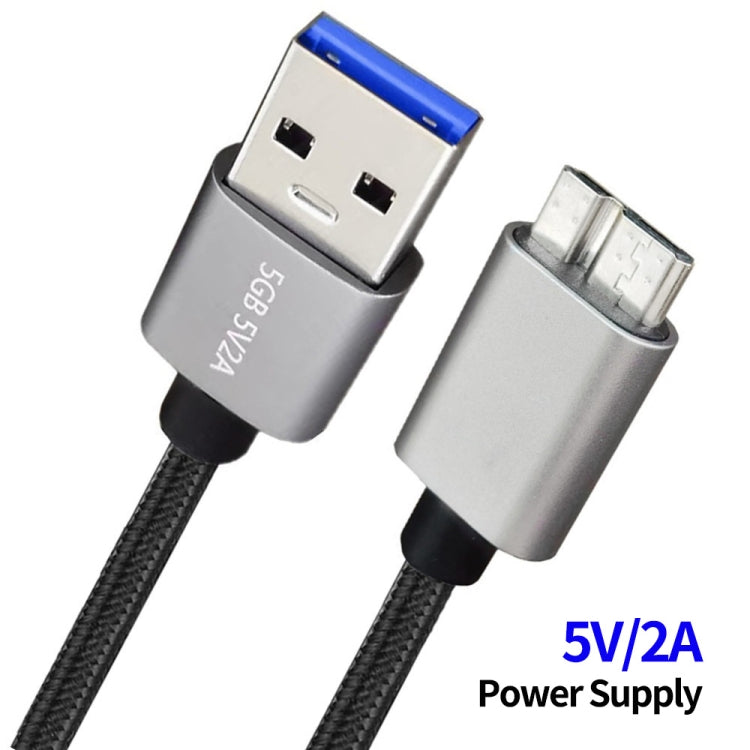 JUNSUNMAY USB 3.0 Male to Micro-B Cord Cable Compatible with Samsung Camera Hard Drive, Length:3m - USB Cable by JUNSUNMAY | Online Shopping South Africa | PMC TechLife | Buy Now Pay Later Mobicred
