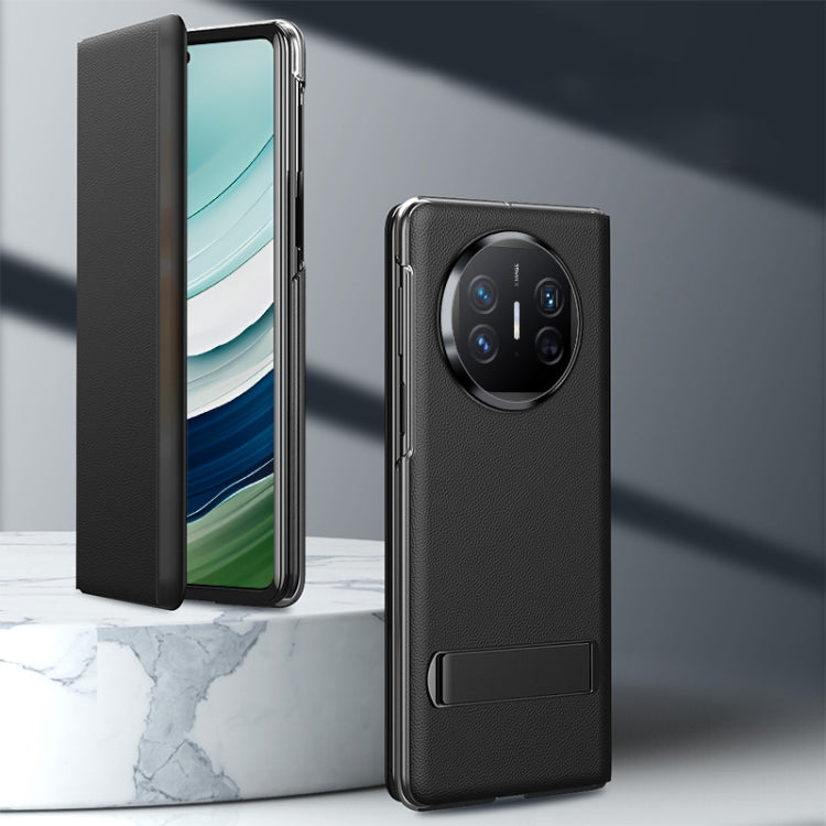 For Huawei Mate X5 All-inclusive Shockproof Phone Case with Holder(Blue) - Huawei Cases by PMC TechLife | Online Shopping South Africa | PMC TechLife | Buy Now Pay Later Mobicred