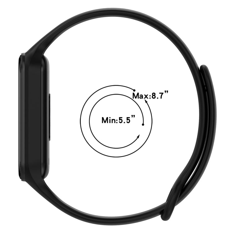 For Xiaomi Mi Band 8 Active Solid Color Integrated Silicone Watch Band(Green) - free shipping - PMC TechLife - Order now!