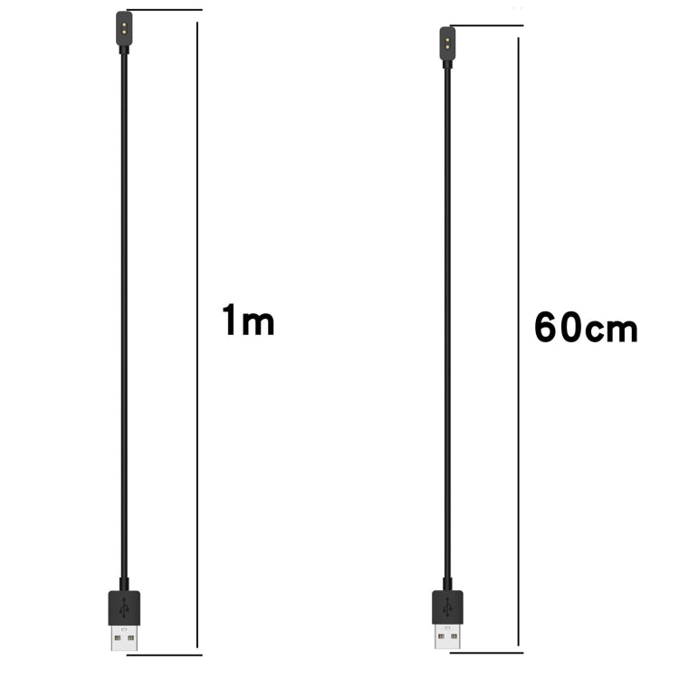 For Xiaomi Smart Band 8 Active Smart Watch Charging Cable, Length:1m(Black) - Charger by PMC TechLife | Online Shopping South Africa | PMC TechLife | Buy Now Pay Later Mobicred