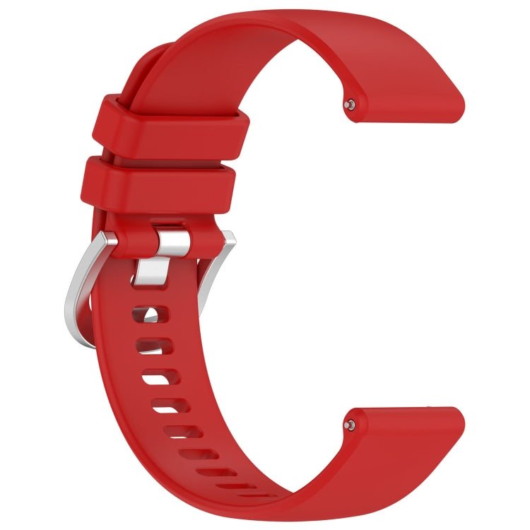 For Garmin Venu 2 Plus Liquid Glossy Silver Buckle Silicone Watch Band(Red) - free shipping - PMC TechLife - Order now!