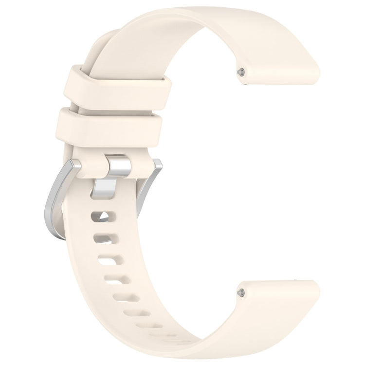 For Garmin Vivomove HR Sport Liquid Glossy Silver Buckle Silicone Watch Band(Starlight) - free shipping - PMC TechLife - Order now!