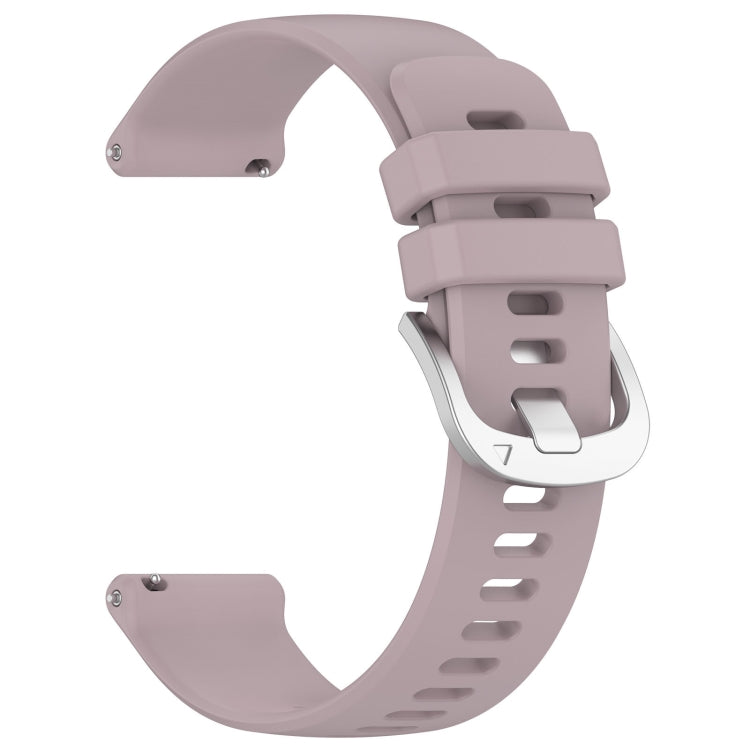 For Garmin Vivoactive3 / 3 Music Liquid Glossy Silver Buckle Silicone Watch Band(Purple) - free shipping - PMC TechLife - Order now!