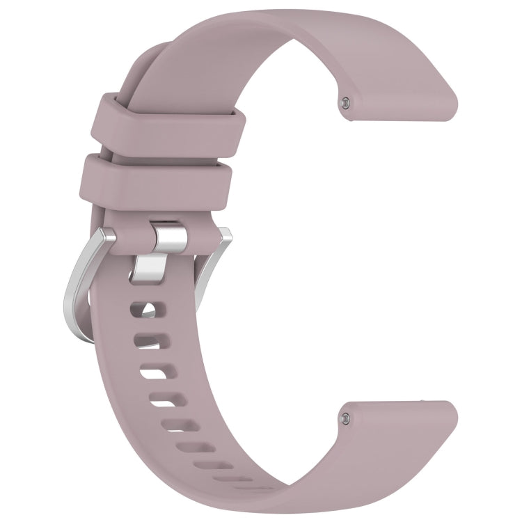 For Garmin Vivoactive3 / 3 Music Liquid Glossy Silver Buckle Silicone Watch Band(Purple) - free shipping - PMC TechLife - Order now!