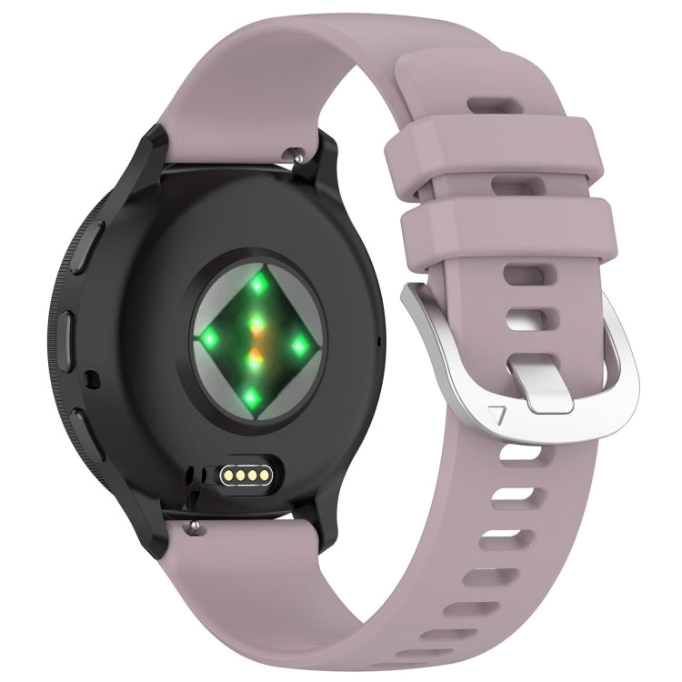 For Garmin Vivomove 3S Liquid Glossy Silver Buckle Silicone Watch Band(Purple) - free shipping - PMC TechLife - Order now!