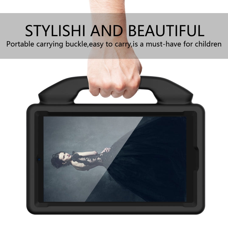 For Samsung Galaxy Tab A9 X110 Thumb Bracket EVA Shockproof Tablet Case(Black) - Galaxy Tab A9 by PMC TechLife | Online Shopping South Africa | PMC TechLife