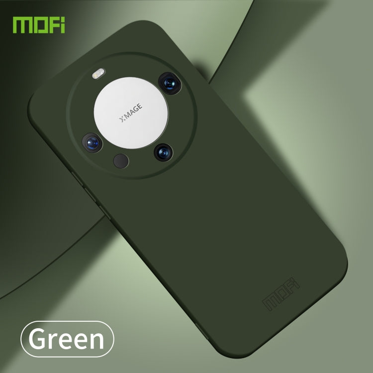 For Huawei Mate 60 MOFI Qin Series Skin Feel All-inclusive PC Phone Case(Green) - Huawei Cases by MOFI | Online Shopping South Africa | PMC TechLife | Buy Now Pay Later Mobicred
