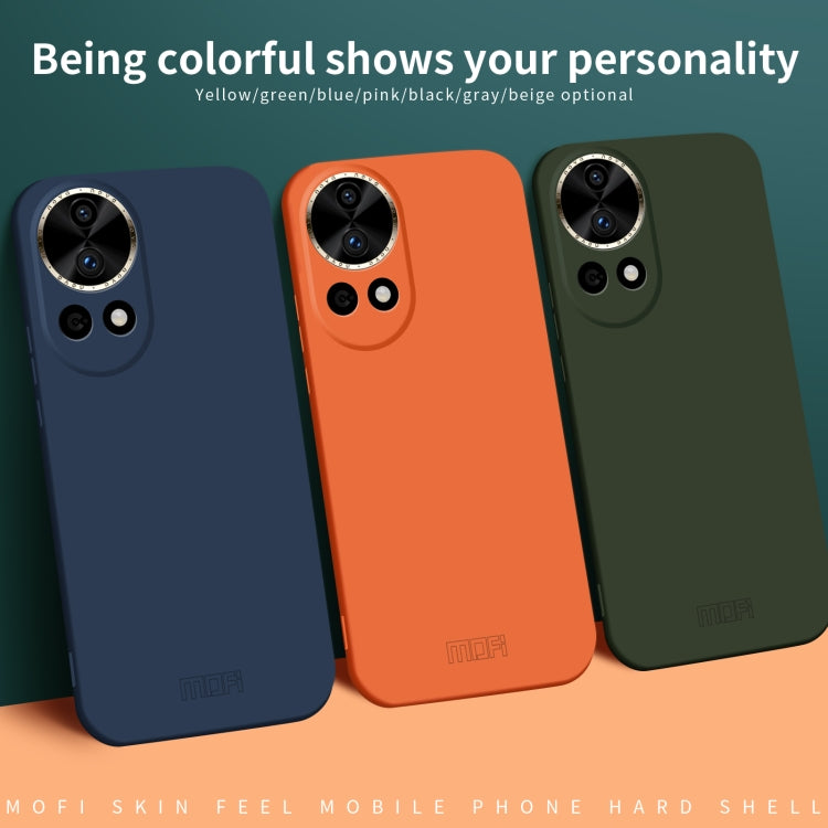 For Huawei nova 12 MOFI Qin Series Skin Feel All-inclusive PC Phone Case(Green) - Huawei Cases by MOFI | Online Shopping South Africa | PMC TechLife | Buy Now Pay Later Mobicred
