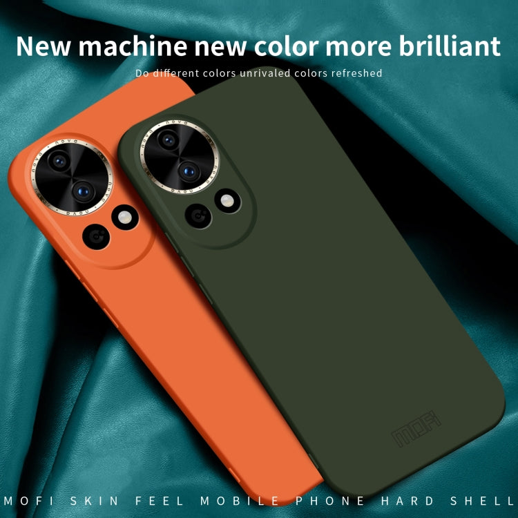 For Huawei nova 12 MOFI Qin Series Skin Feel All-inclusive PC Phone Case(Beige) - Huawei Cases by MOFI | Online Shopping South Africa | PMC TechLife | Buy Now Pay Later Mobicred