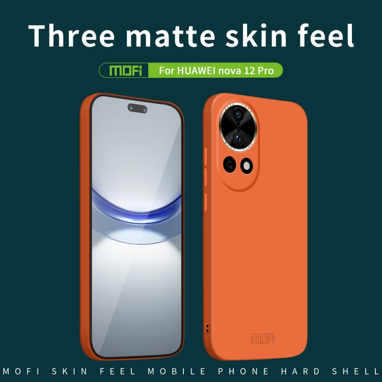 For Huawei nova 12 Pro / 12 Ultra MOFI Qin Series Skin Feel All-inclusive PC Phone Case(Pink) - Huawei Cases by MOFI | Online Shopping South Africa | PMC TechLife | Buy Now Pay Later Mobicred