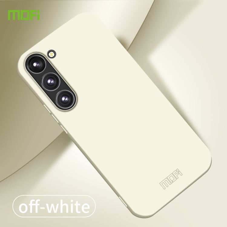 For Samsung Galaxy S23 5G MOFI Qin Series Skin Feel All-inclusive PC Phone Case(Beige) - Galaxy S23 5G Cases by MOFI | Online Shopping South Africa | PMC TechLife | Buy Now Pay Later Mobicred