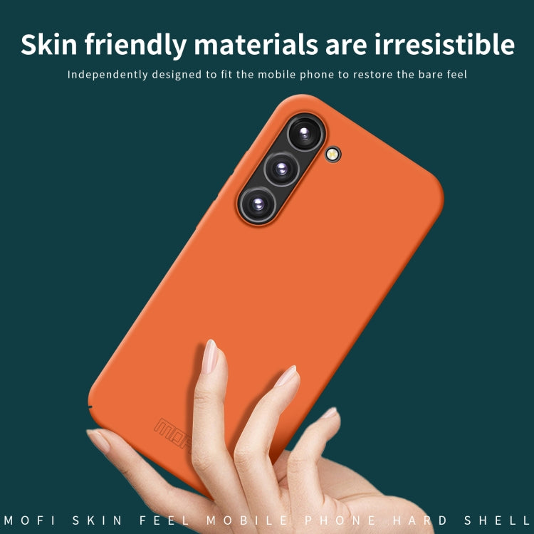 For Samsung Galaxy A34 5G MOFI Qin Series Skin Feel All-inclusive PC Phone Case(Orange) - Galaxy Phone Cases by MOFI | Online Shopping South Africa | PMC TechLife | Buy Now Pay Later Mobicred