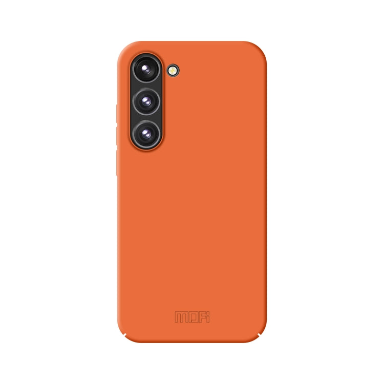 For Samsung Galaxy S24+ 5G MOFI Qin Series Skin Feel All-inclusive PC Phone Case(Orange) - Galaxy S24+ 5G Cases by MOFI | Online Shopping South Africa | PMC TechLife