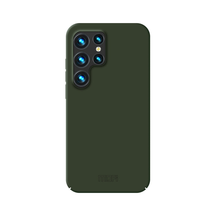 For Samsung Galaxy S24 Ultra 5G MOFI Qin Series Skin Feel All-inclusive PC Phone Case(Green) - Galaxy S24 Ultra 5G Cases by MOFI | Online Shopping South Africa | PMC TechLife