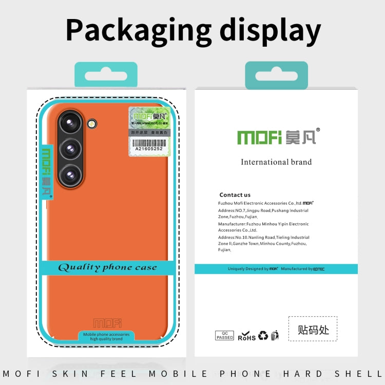 For Samsung Galaxy S23 5G MOFI Qin Series Skin Feel All-inclusive PC Phone Case(Black) - Galaxy S23 5G Cases by MOFI | Online Shopping South Africa | PMC TechLife | Buy Now Pay Later Mobicred