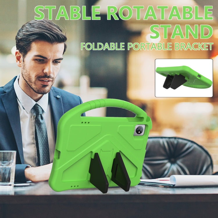 For Teclast M40 Plus 2022 EVA Shockproof Tablet Case with Holder(Green) - Teclast by PMC TechLife | Online Shopping South Africa | PMC TechLife | Buy Now Pay Later Mobicred