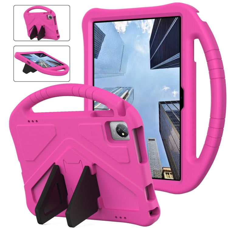 For Teclast P40HD 2022 / P40S 2023 EVA Shockproof Tablet Case with Holder(Rose Red) - Teclast by PMC TechLife | Online Shopping South Africa | PMC TechLife | Buy Now Pay Later Mobicred