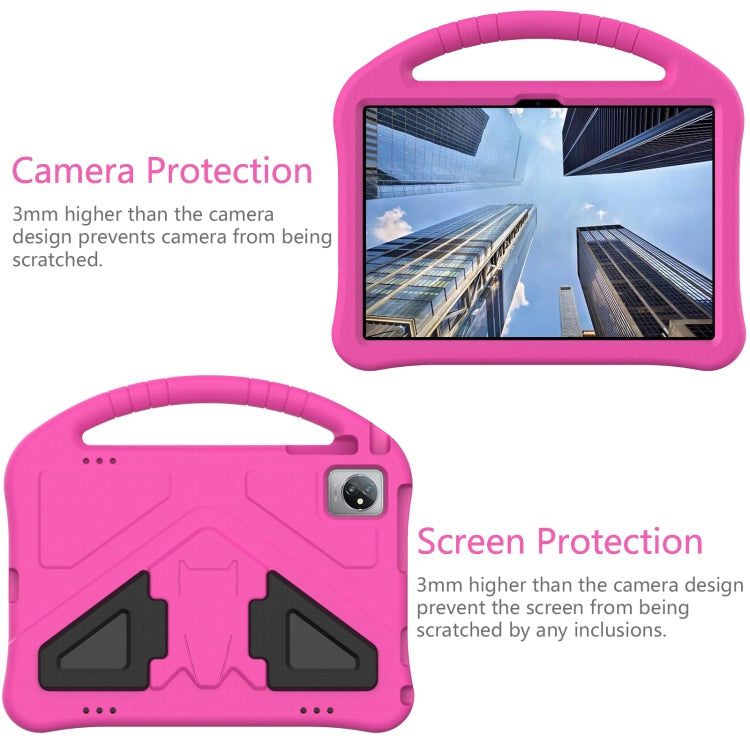 For Teclast P40HD 2022 / P40S 2023 EVA Shockproof Tablet Case with Holder(Rose Red) - Teclast by PMC TechLife | Online Shopping South Africa | PMC TechLife | Buy Now Pay Later Mobicred