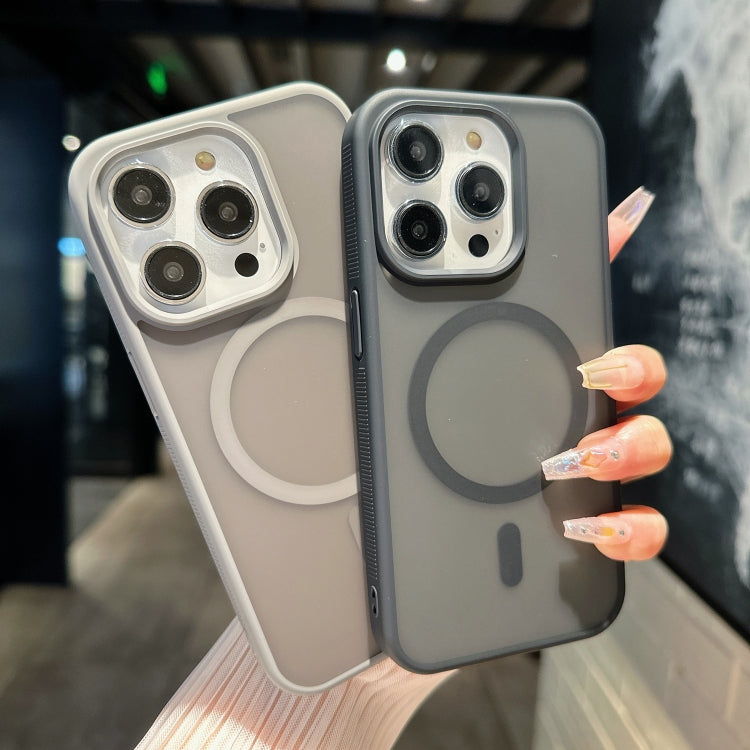 For iPhone 11 Pro Max Transparent TPU Hybrid PC Magsafe Phone Case(Blue) - iPhone 11 Pro Max Cases by PMC TechLife | Online Shopping South Africa | PMC TechLife | Buy Now Pay Later Mobicred