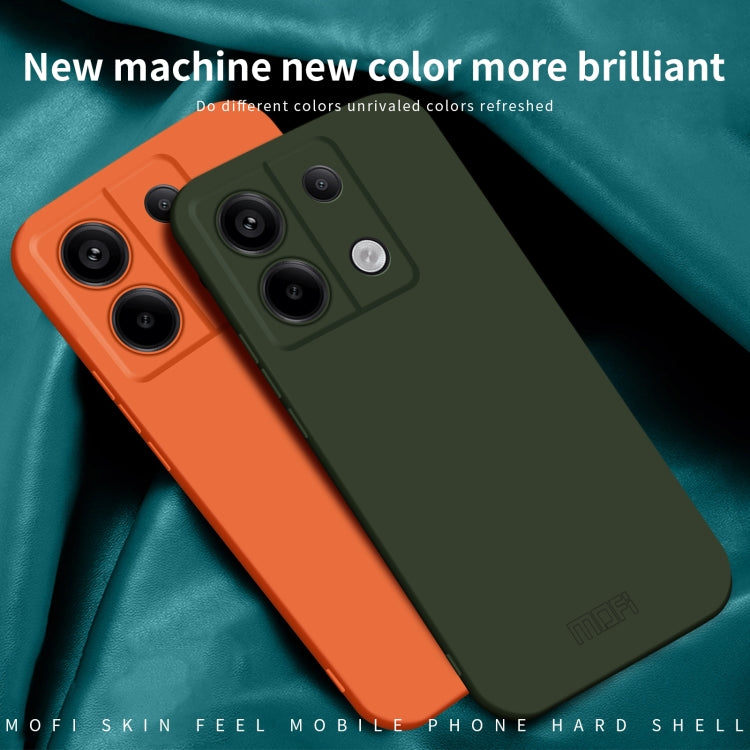 For Xiaomi Redmi Note 13 MOFI Qin Series Skin Feel All-inclusive PC Phone Case(Green) - Note 13 Cases by MOFI | Online Shopping South Africa | PMC TechLife