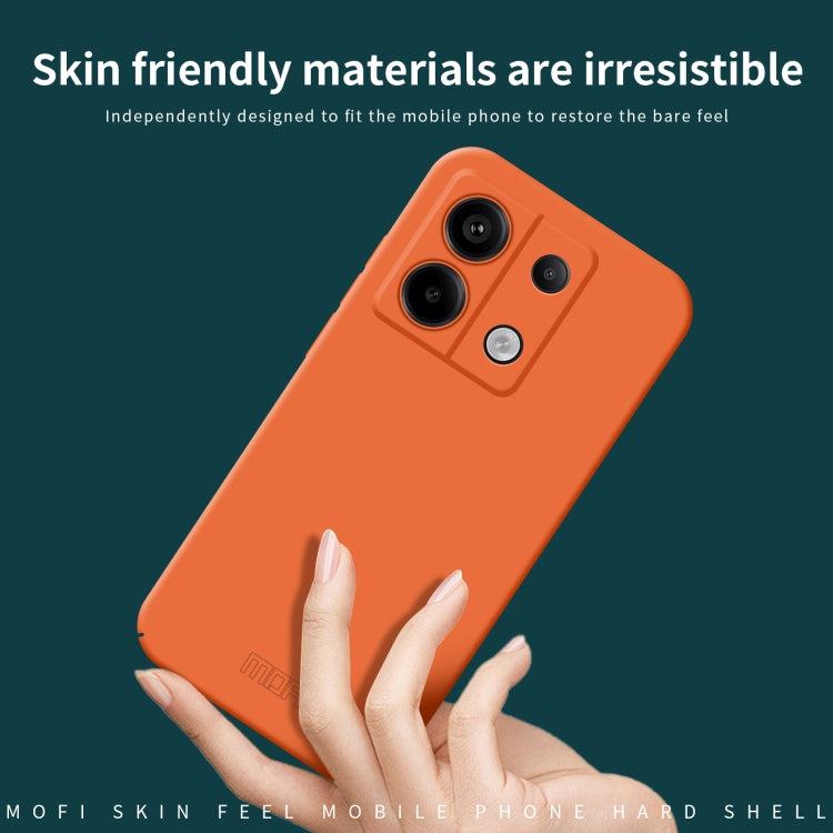 For Xiaomi Redmi Note 13 MOFI Qin Series Skin Feel All-inclusive PC Phone Case(Green) - Note 13 Cases by MOFI | Online Shopping South Africa | PMC TechLife