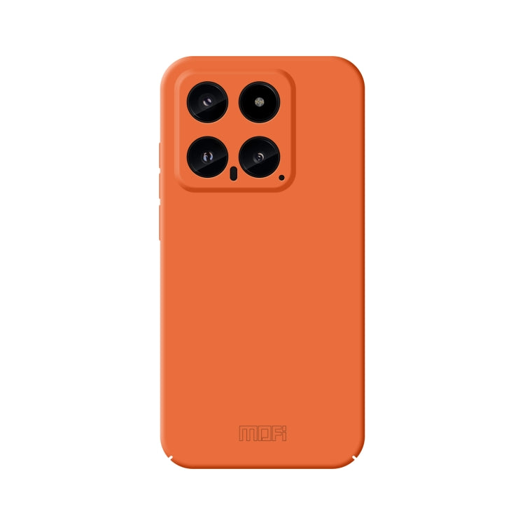 For Xiaomi 14 MOFI Qin Series Skin Feel All-inclusive PC Phone Case(Orange) - 14 Cases by MOFI | Online Shopping South Africa | PMC TechLife