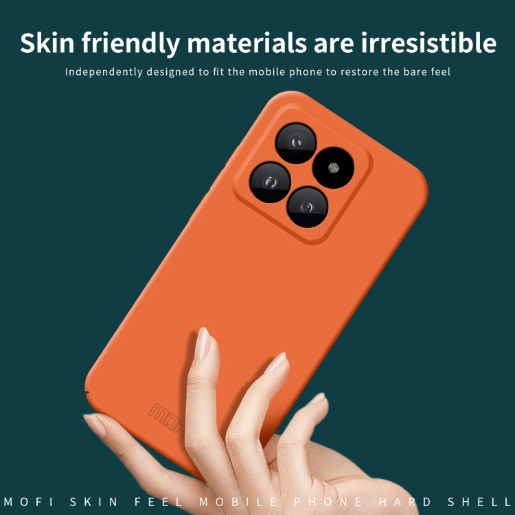 For Xiaomi 14 Pro MOFI Qin Series Skin Feel All-inclusive PC Phone Case(Orange) - 14 Pro Cases by MOFI | Online Shopping South Africa | PMC TechLife