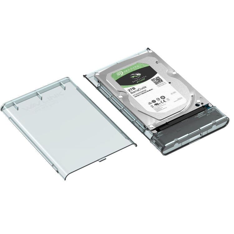 WAVLINK ST239 USB3.0 Transparent SATA External Solid-state SSD 2.5-inch Mobile Hard Disk Case - free shipping - PMC Jewellery - Order now!