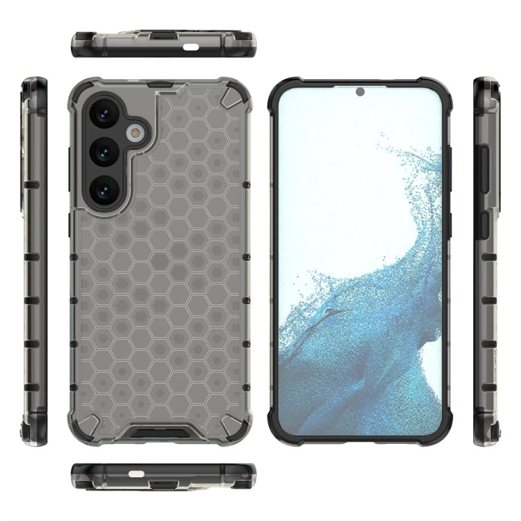 For Samsung Galaxy S24+ 5G Shockproof Honeycomb Phone Case(Black) - Galaxy S24+ 5G Cases by PMC TechLife | Online Shopping South Africa | PMC TechLife