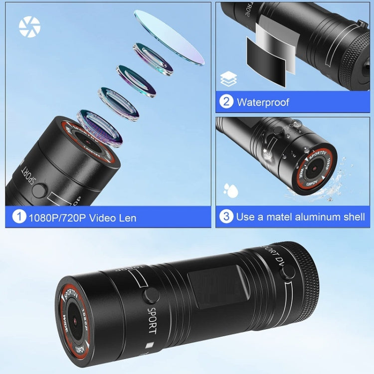 H42A Outdoor Activities HD Sports Action Camera Bicycle Motorbike Helmet Camera Camcorder - Sports Camera by PMC TechLife | Online Shopping South Africa | PMC TechLife | Buy Now Pay Later Mobicred