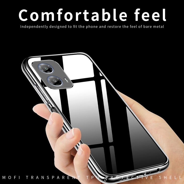 For Motorola Moto G34 MOFI Ming Series Ultra-thin TPU Phone Case(Transparent) - Motorola Cases by MOFI | Online Shopping South Africa | PMC TechLife
