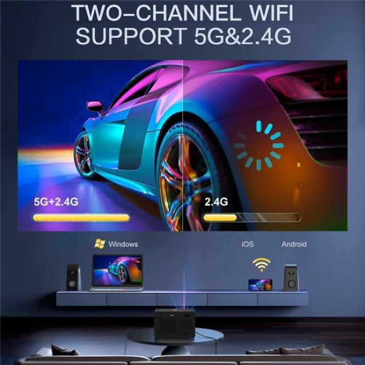 Y7 Portable HD Projector Media Player(UK Plug) - LED Projector by PMC TechLife | Online Shopping South Africa | PMC TechLife | Buy Now Pay Later Mobicred
