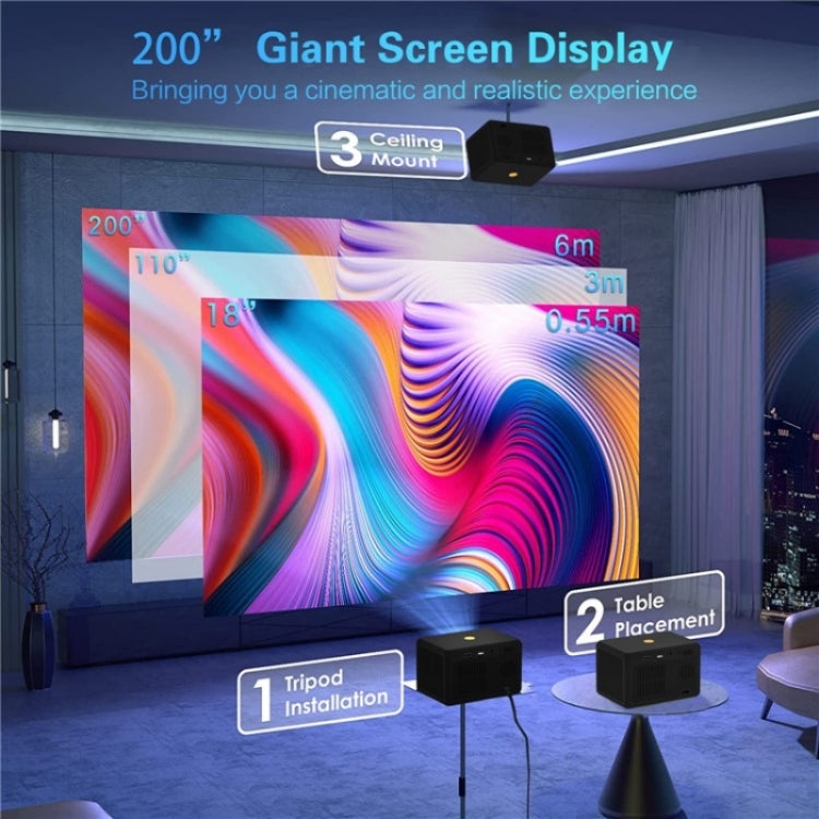 Y7 Portable HD Projector Media Player(AU Plug) - LED Projector by PMC TechLife | Online Shopping South Africa | PMC TechLife | Buy Now Pay Later Mobicred