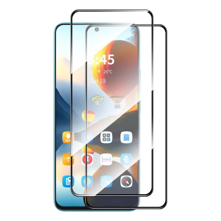 For Google Pixel 9 Pro 2pcs ENKAY Hat-Prince Full Glue High Aluminum-silicon Tempered Glass Film - Google Tempered Glass by ENKAY | Online Shopping South Africa | PMC TechLife | Buy Now Pay Later Mobicred