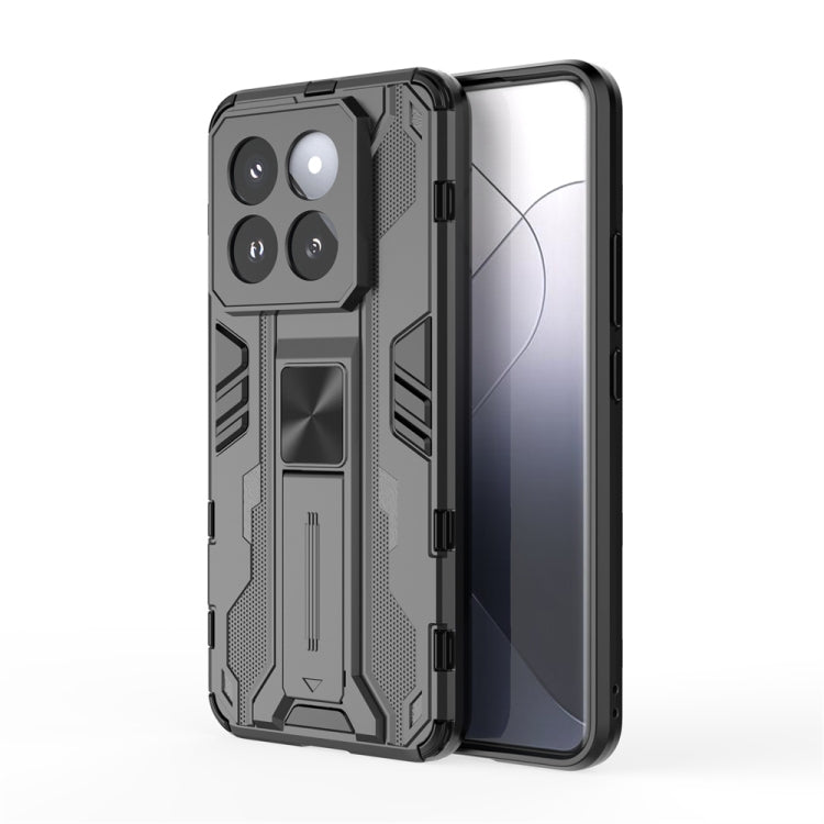 For Xiaomi 14 Pro Supersonic Armor PC Hybrid TPU Phone Case(Black) - 14 Pro Cases by PMC TechLife | Online Shopping South Africa | PMC TechLife | Buy Now Pay Later Mobicred