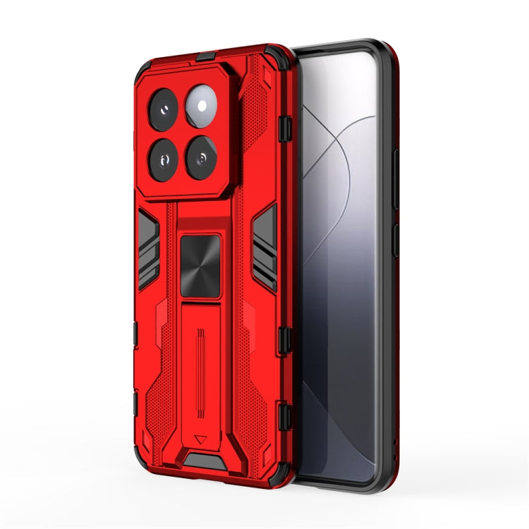 For Xiaomi 14 Pro Supersonic Armor PC Hybrid TPU Phone Case(Red) - 14 Pro Cases by PMC TechLife | Online Shopping South Africa | PMC TechLife | Buy Now Pay Later Mobicred