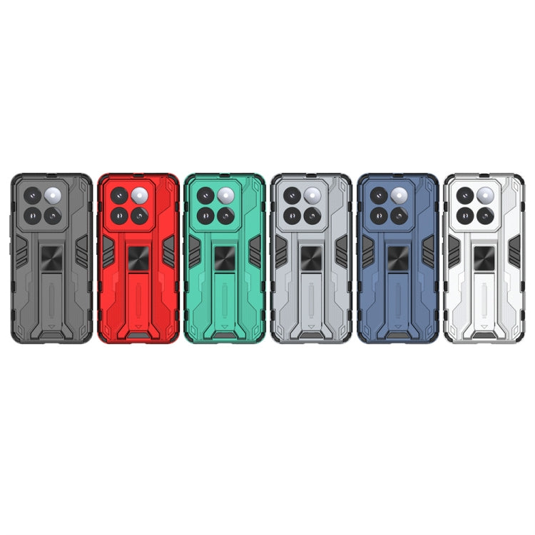 For Xiaomi 14 Pro Supersonic Armor PC Hybrid TPU Phone Case(Silver) - 14 Pro Cases by PMC TechLife | Online Shopping South Africa | PMC TechLife | Buy Now Pay Later Mobicred