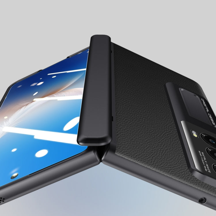 For Honor Magic Vs2 Pioneer Skin-Feel Case-film Integral Hinge Shockproof Phone Case(Black) - Honor Cases by PMC TechLife | Online Shopping South Africa | PMC TechLife | Buy Now Pay Later Mobicred